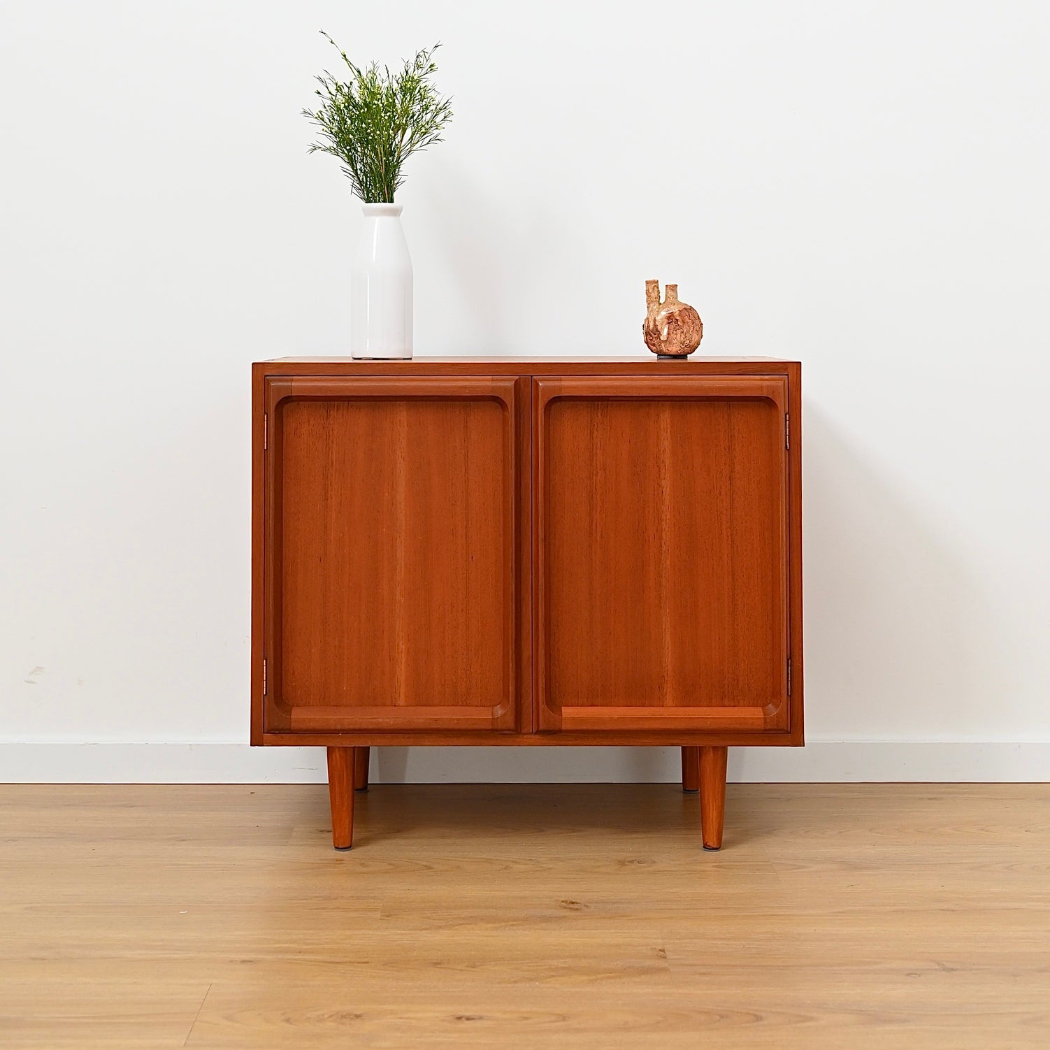 Mid Century Teak Sideboard LP Record Cabinet by Chiswell
