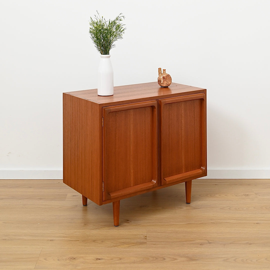 Mid Century Teak Sideboard LP Record Cabinet by Chiswell