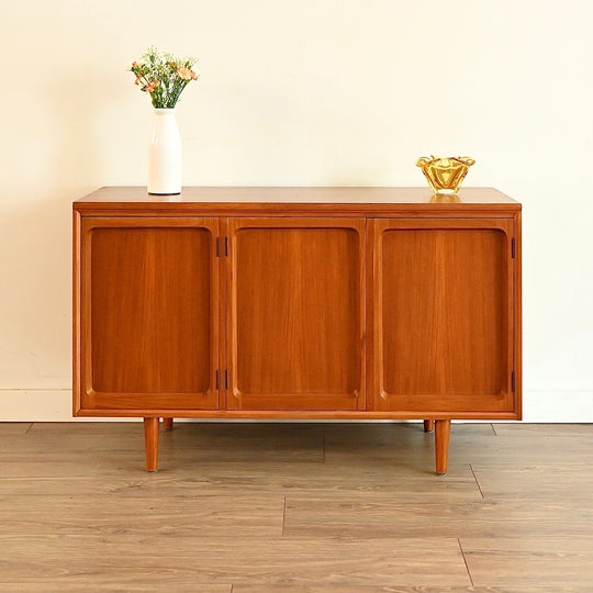 Mid Century Teak Sideboard LP Record Cabinet by Chiswell