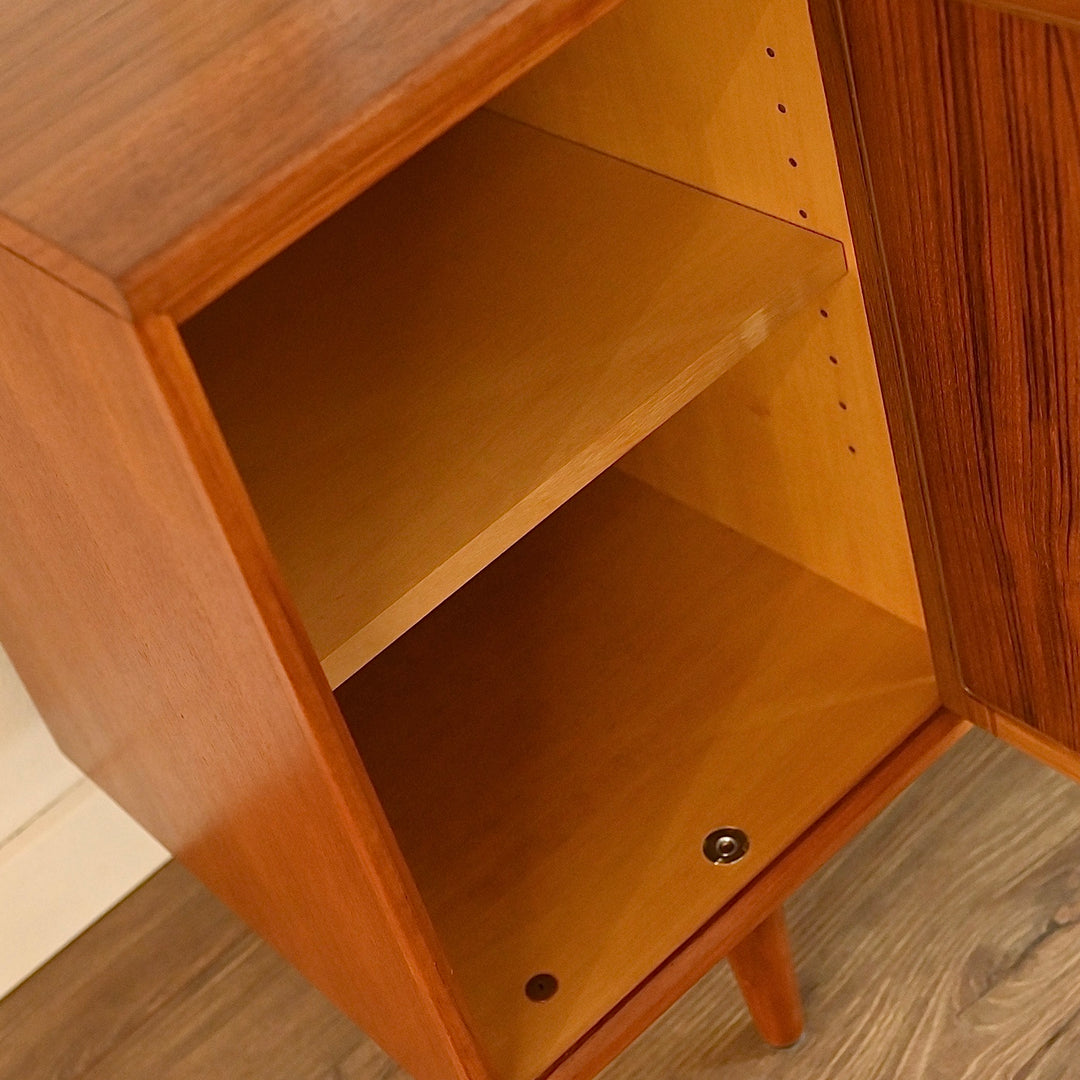 Mid Century Teak Sideboard LP Record Cabinet by Chiswell