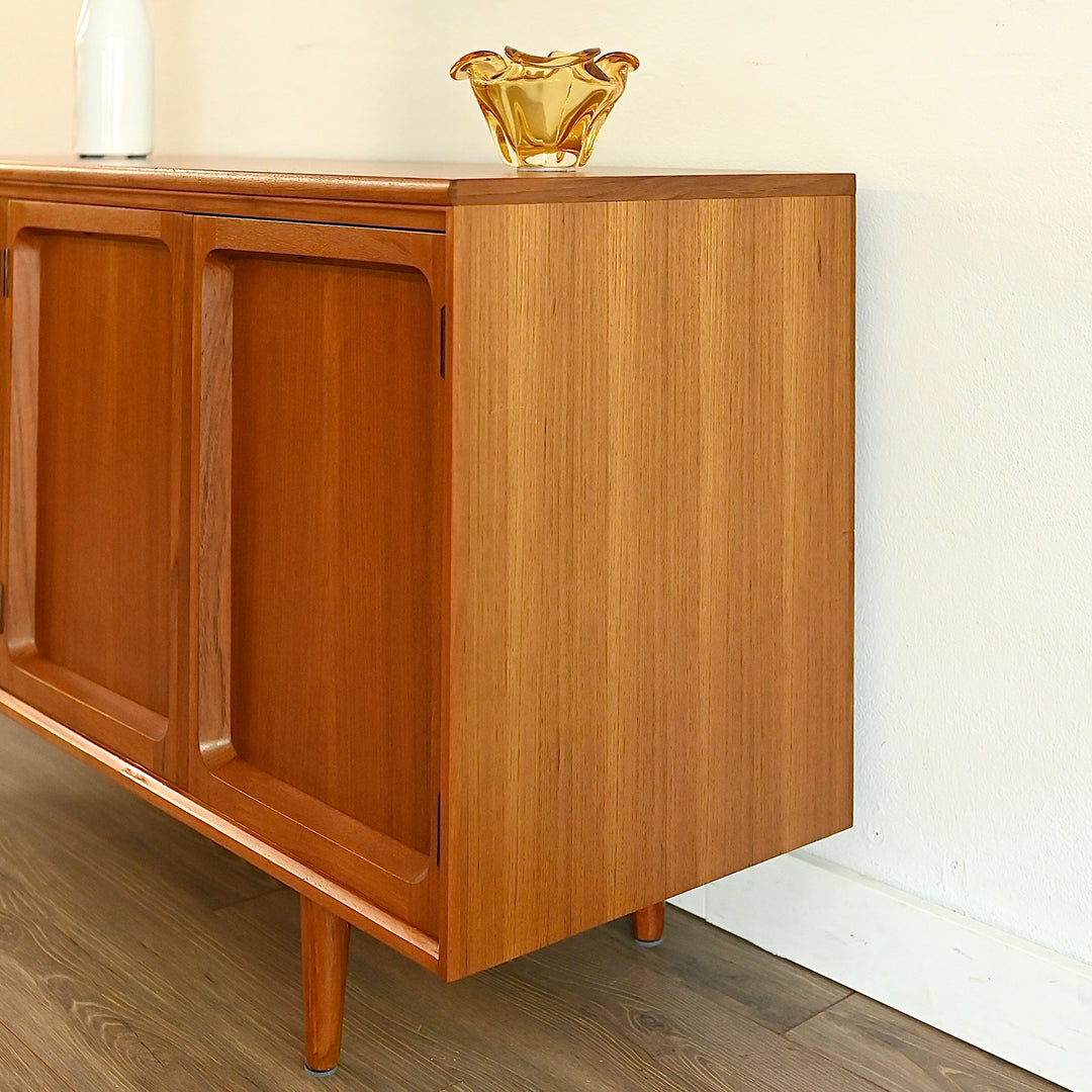 Mid Century Teak Sideboard LP Record Cabinet by Chiswell