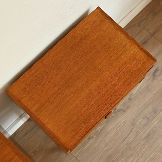 Mid Century Teak Bedside Tables by Parker