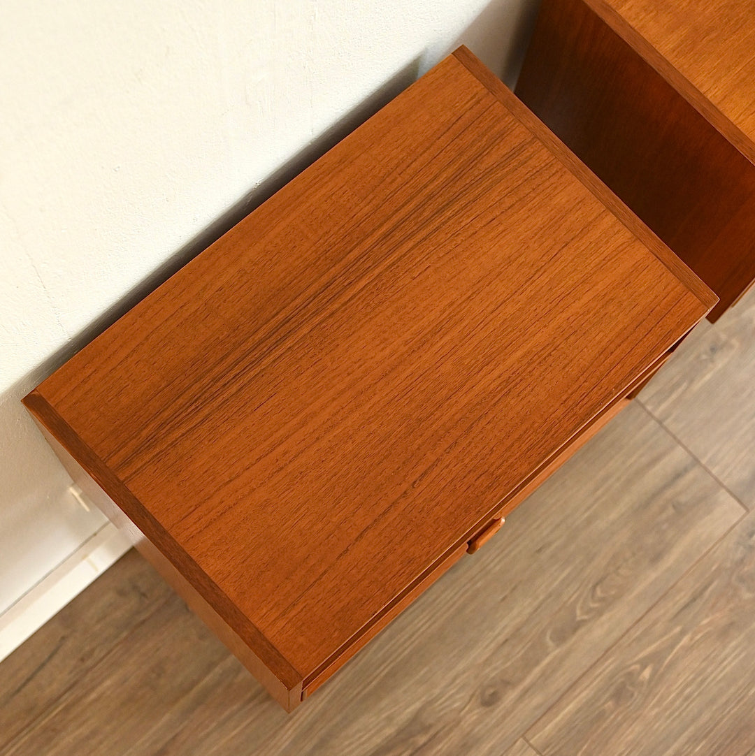 Mid Century Teak Bedside Tables by Parker