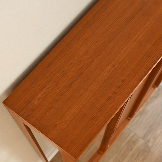 Mid Century Teak Sideboard Credenza Bar Cabinet by Chiswell
