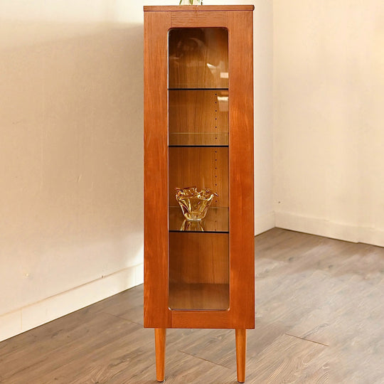 Mid Century Teak Sideboard Credenza Bar Cabinet by Chiswell