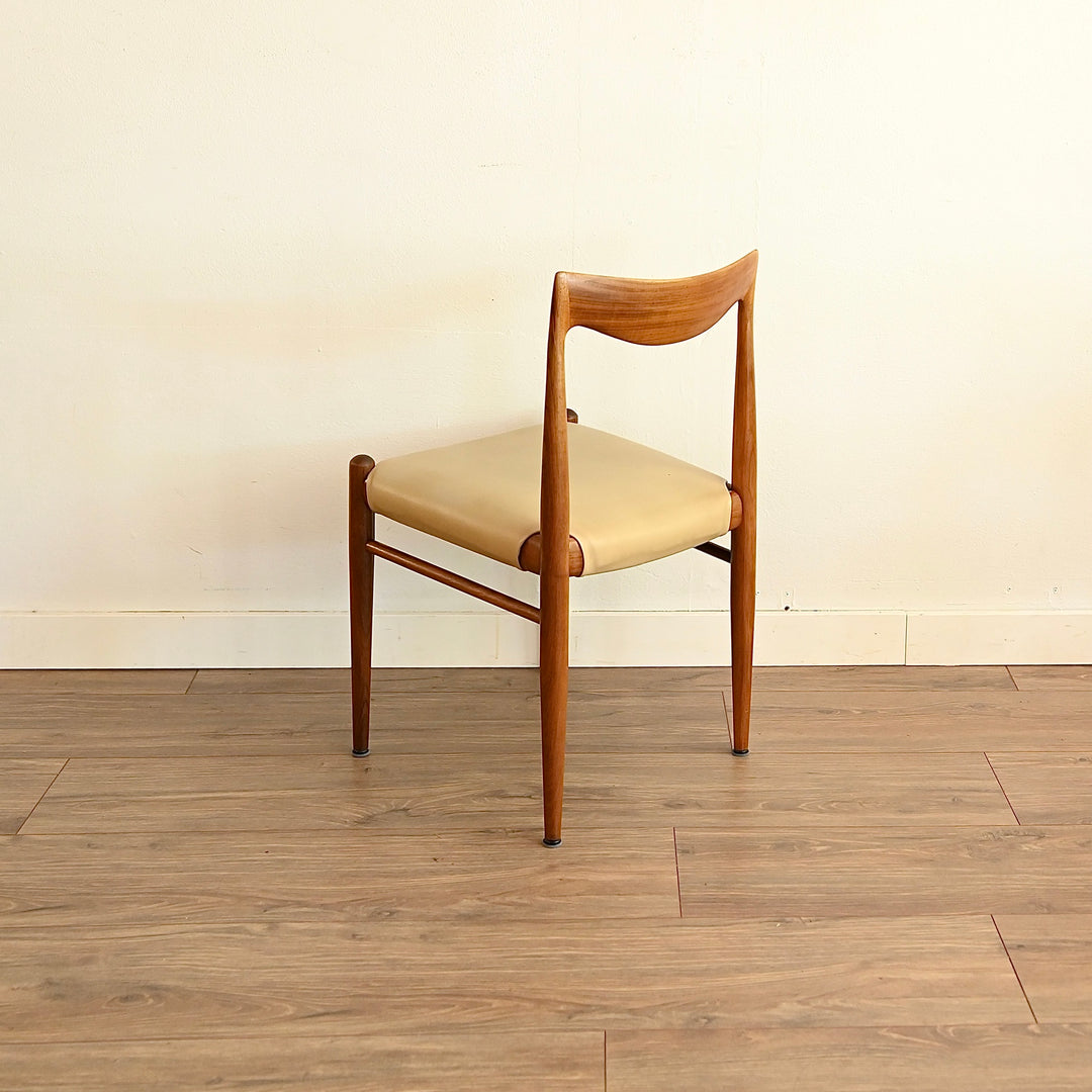 6x Mid Century Teak Dining Chairs by DQF Danish Quality Furniture