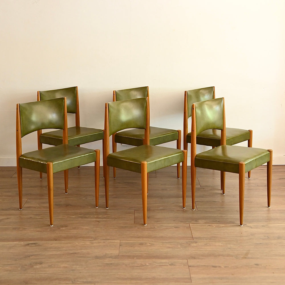 Mid Century Teak Dining Setting by Cressy