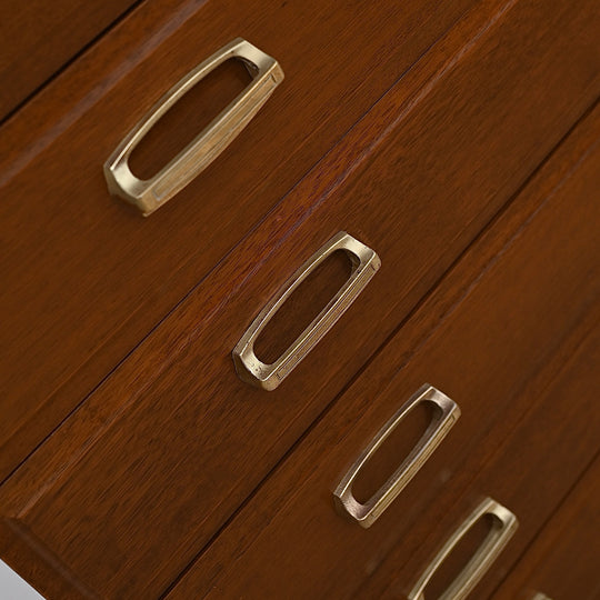 Mid Century Teak Tall Boy by Modern Cabinet Line Furniture