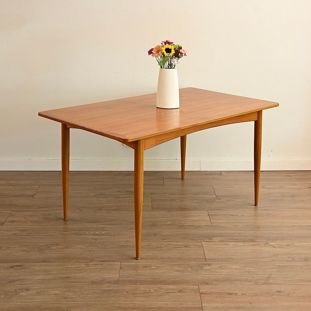 Mid Century Teak Dining Setting by Cressy