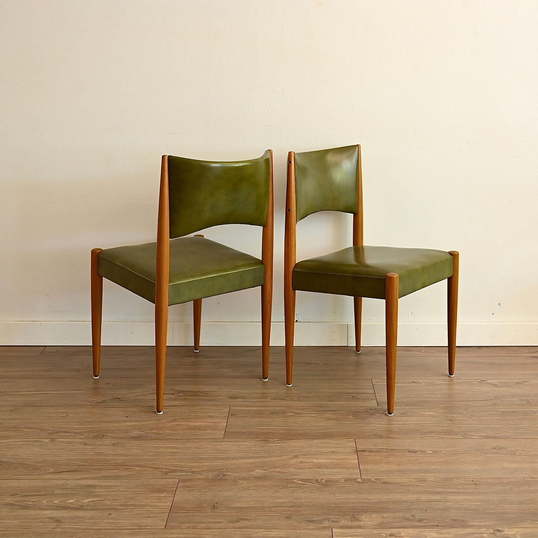 Mid Century Teak Dining Setting by Cressy