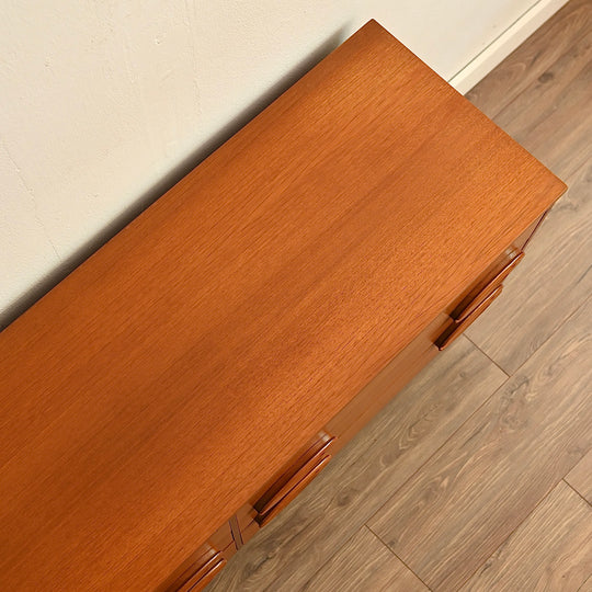 Mid Century Teak Sideboard Dresser Drawers by Reliance