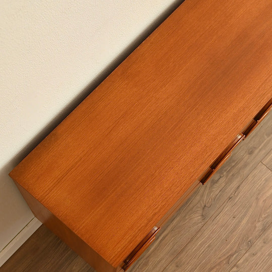 Mid Century Teak Sideboard Dresser Drawers by Reliance