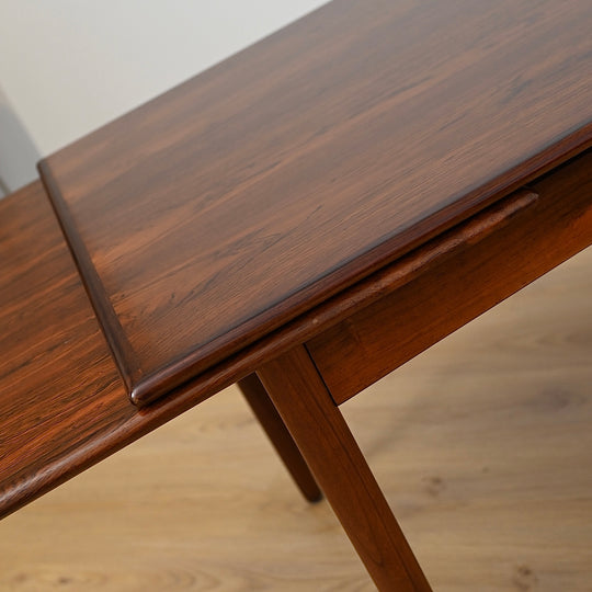 Danish Mid Century Rosewood Extendable Dining Table