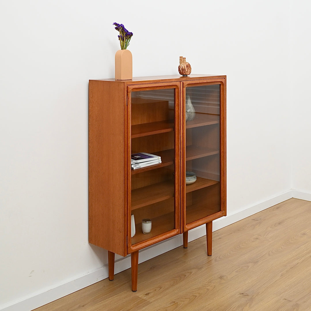 Parker Mid Century Teak Sideboard Display Cabinet