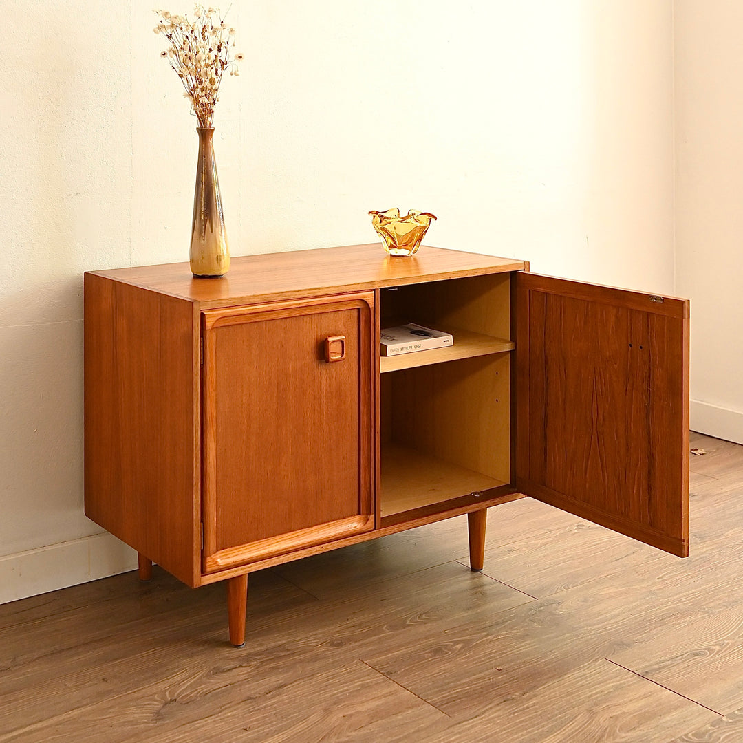Parker Mid Century Teak Sideboard LP Record Cabinet