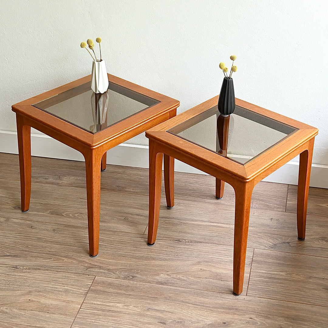 Pair Mid Century Teak Coffee or Side Tables