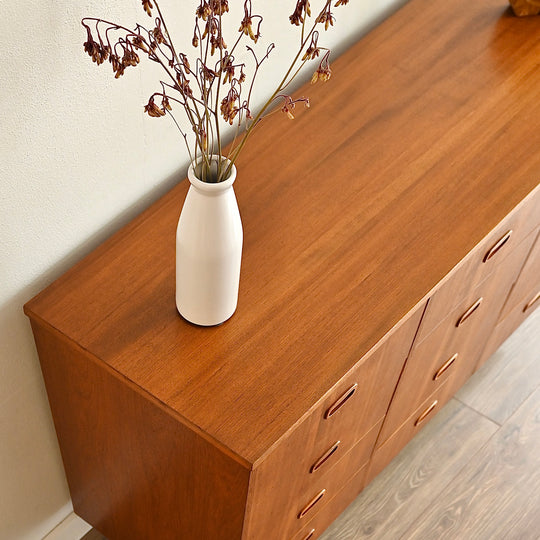 Mid Century Teak Sideboard Dresser Drawers