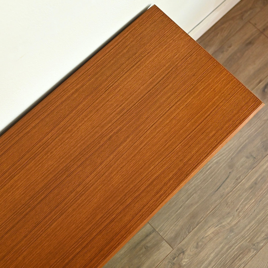 Mid Century Teak Sideboard LP Record TV Cabinet by Chiswell