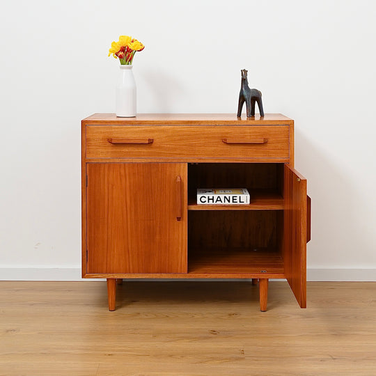 Mid Century Teak and Blackwood Record Cabinet  by K.Westra ACT