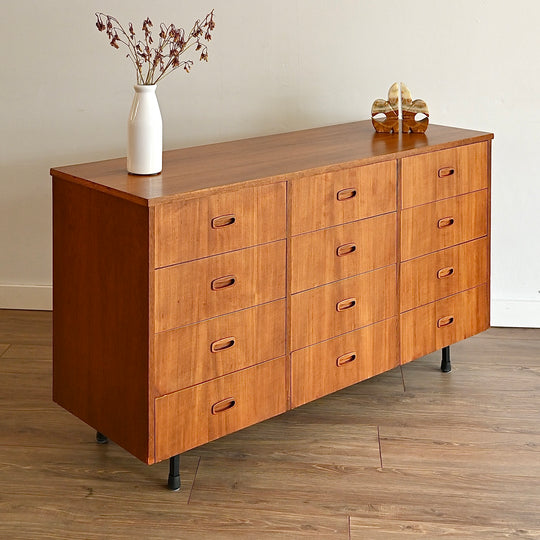 Mid Century Teak Sideboard Dresser Drawers