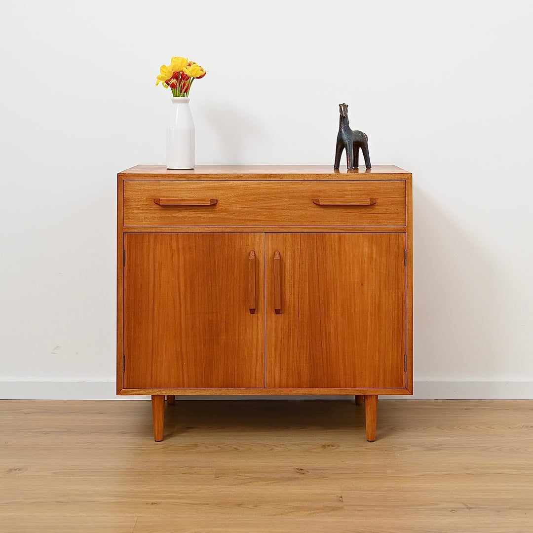 Mid Century Teak and Blackwood Record Cabinet  by K.Westra ACT