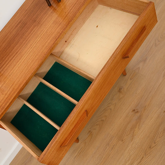 Mid Century Teak and Blackwood Record Cabinet  by K.Westra ACT