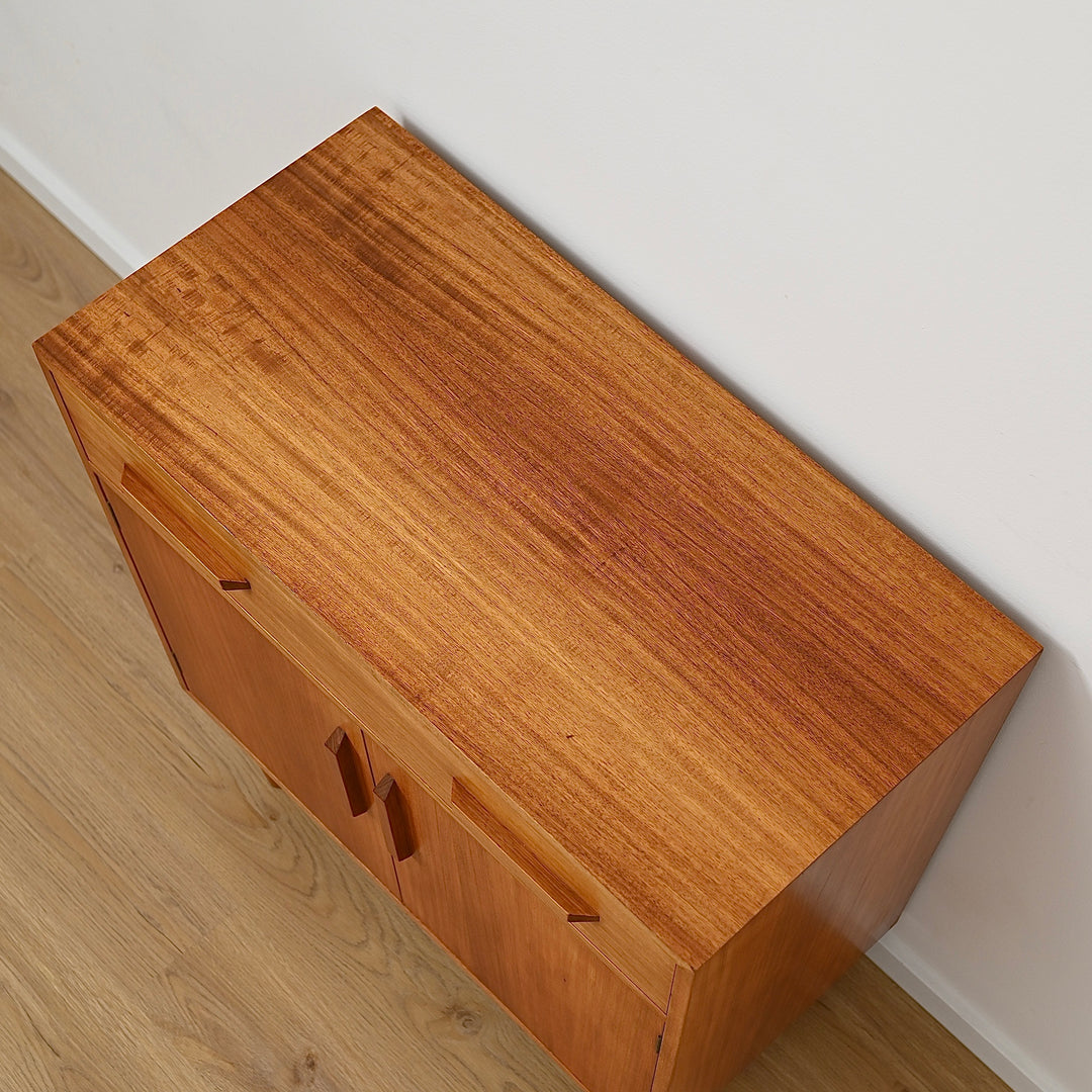 Mid Century Teak and Blackwood Record Cabinet  by K.Westra ACT