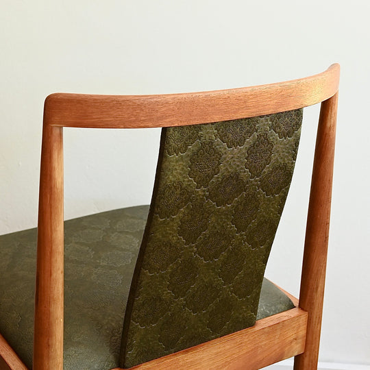 6x Parker Teak Mid Century Dining Chairs