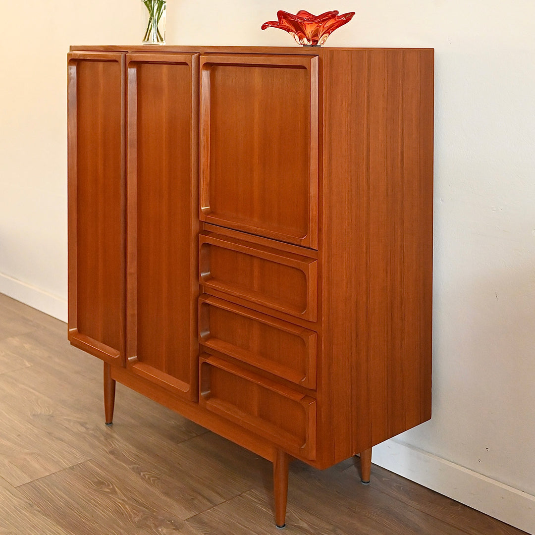 Mid Century Teak 'Koben' Sideboard Bar Cabinet Credenza by Chiswell