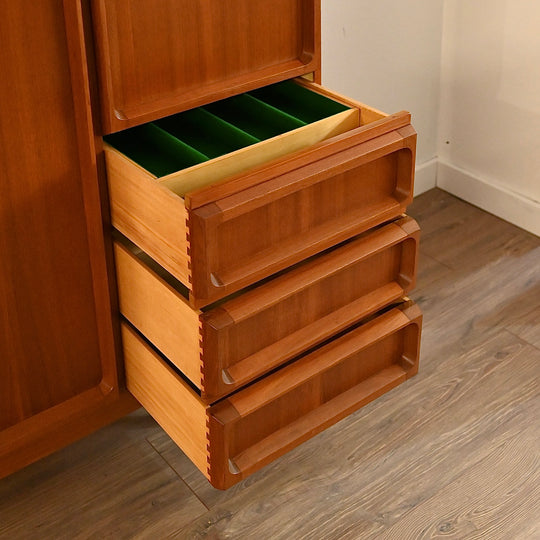Mid Century Teak 'Koben' Sideboard Bar Cabinet Credenza by Chiswell