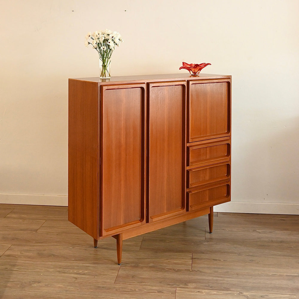 Mid Century Teak 'Koben' Sideboard Bar Cabinet Credenza by Chiswell