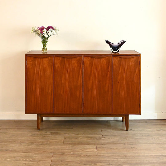 Mid Century Teak Sideboard Buffet Credenza by Chiswell