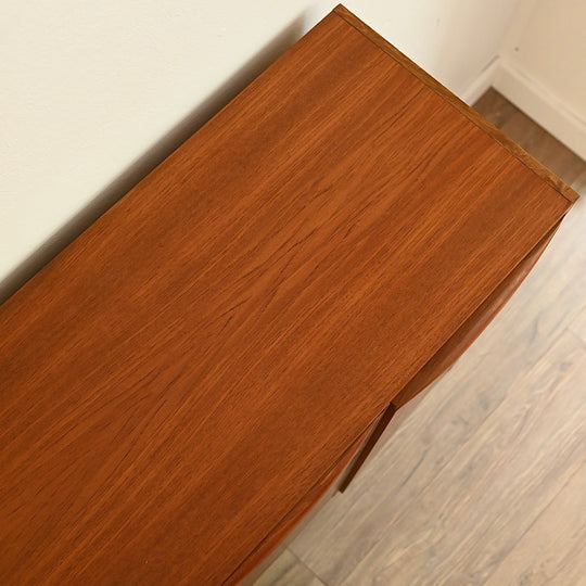 Mid Century Teak Sideboard Buffet Credenza by Chiswell
