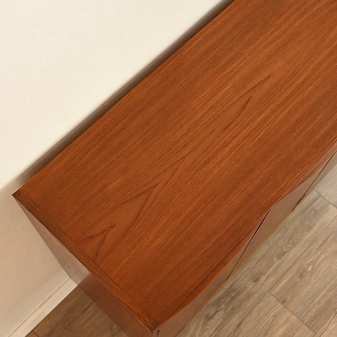 Mid Century Teak Sideboard Buffet Credenza by Chiswell