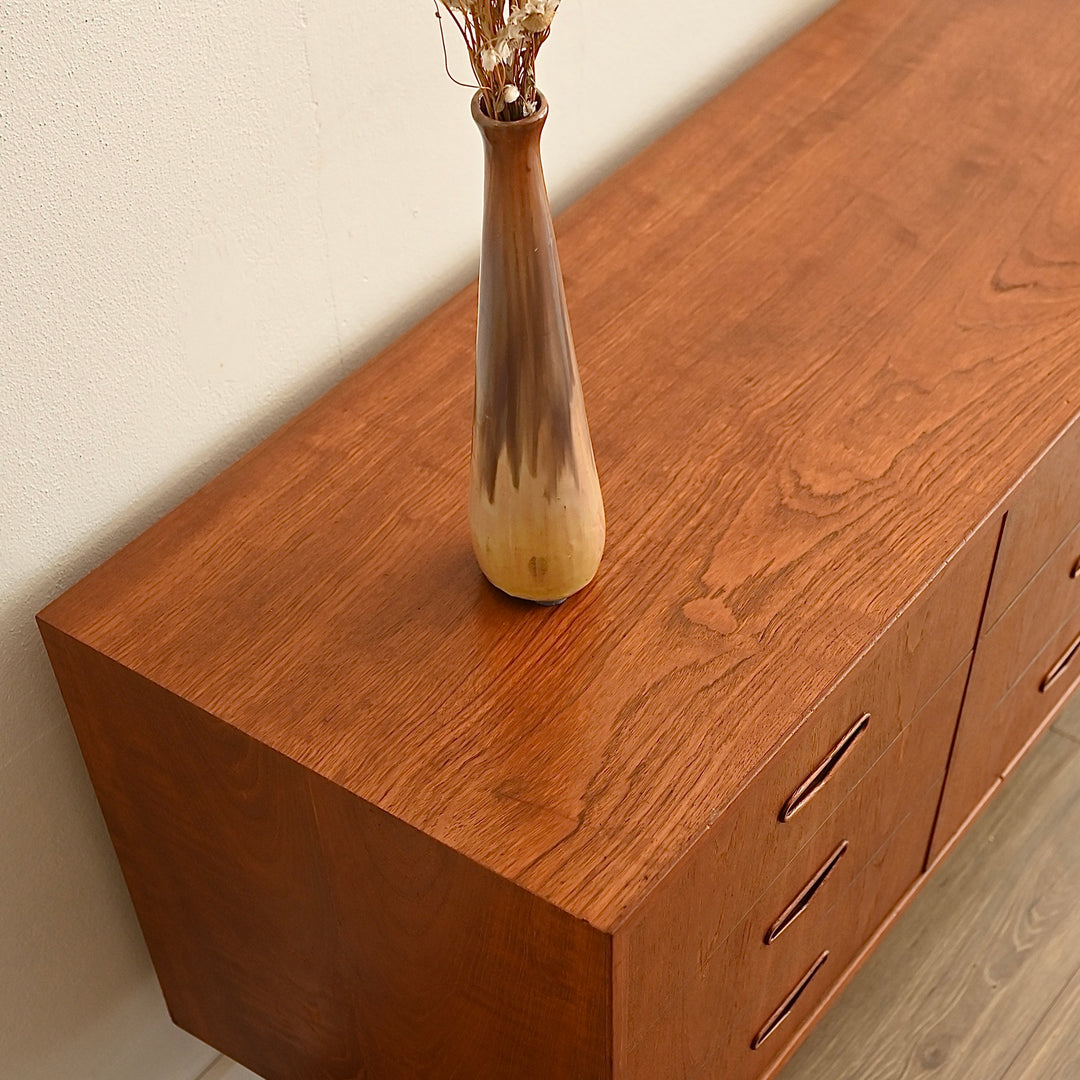 Mid Century Teak Sideboard Dresser Low Boy by Berryman