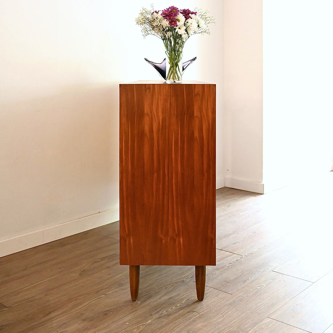 Mid Century Teak Sideboard Buffet Credenza by Chiswell