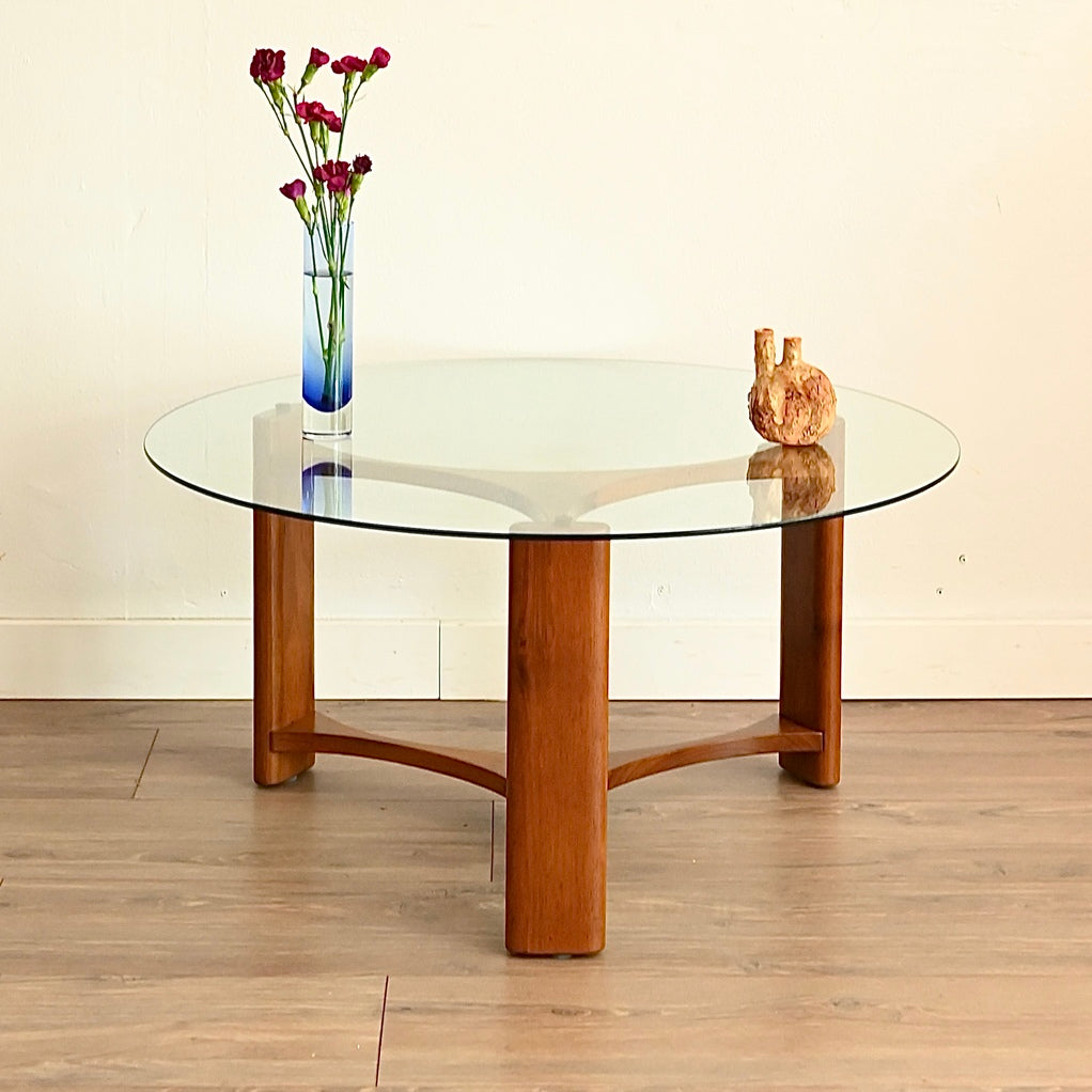 Mid Century 'Fondue' Coffee Table with Ottomans by TH Brown