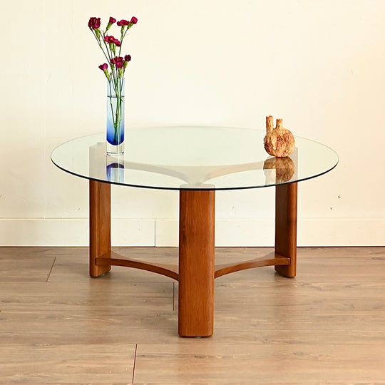 Mid Century 'Fondue' Coffee Table with Ottomans by TH Brown