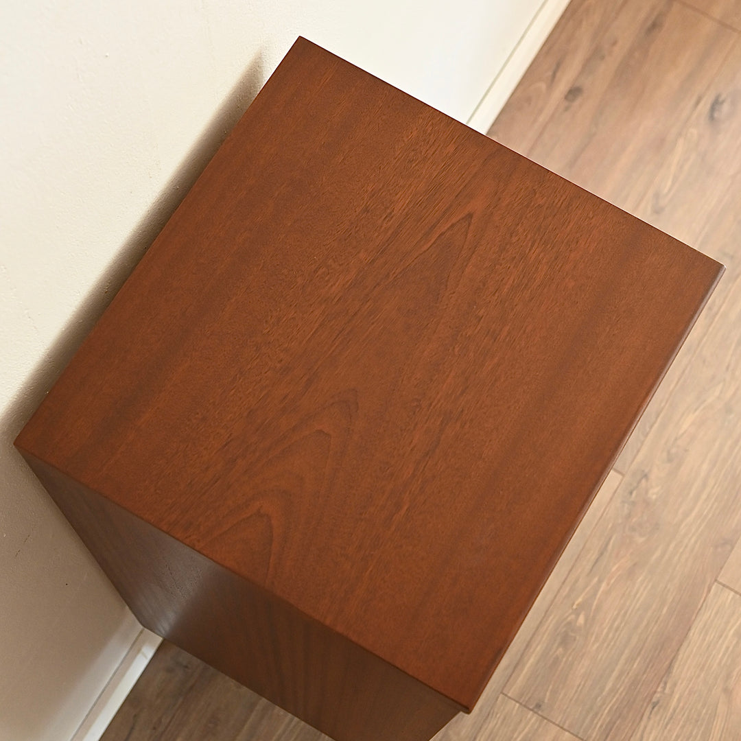 Mid Century Walnut Bookcase Bookshelf by Noblett