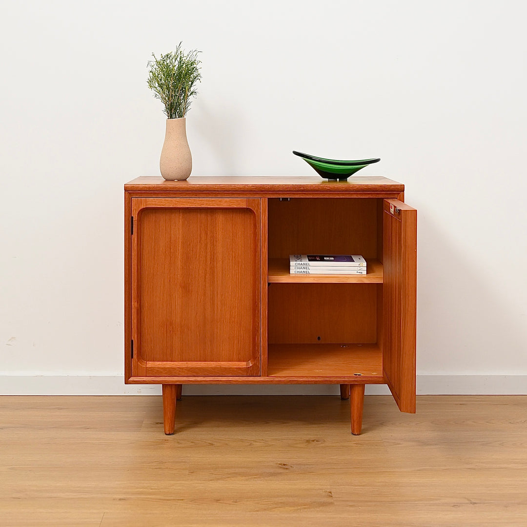 Mid Century Teak Sideboard LP Record Cabinet by Chiswell