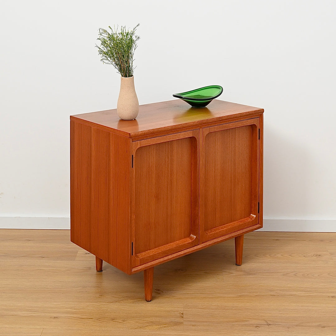 Mid Century Teak Sideboard LP Record Cabinet by Chiswell