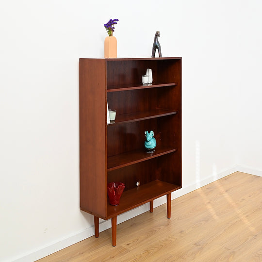 Parker Mid Century Walnut Bookshelf Bookcase