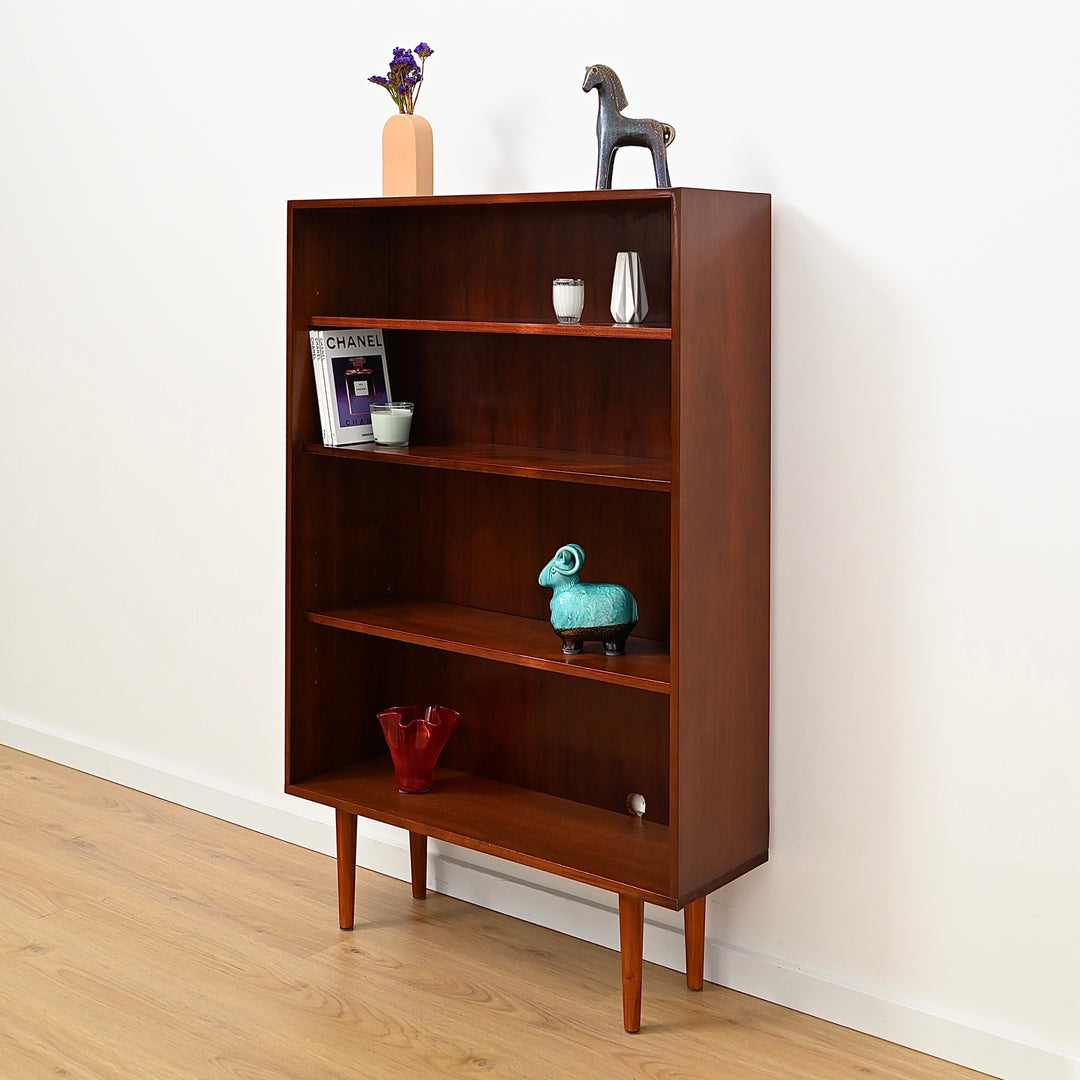Parker Mid Century Walnut Bookshelf Bookcase