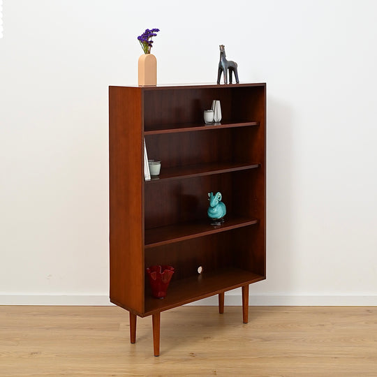 Parker Mid Century Walnut Bookshelf Bookcase