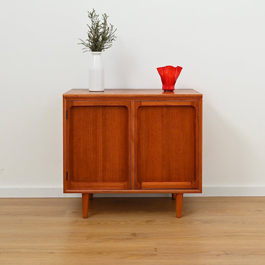 Mid Century Teak Sideboard LP Record Cabinet by Chiswell