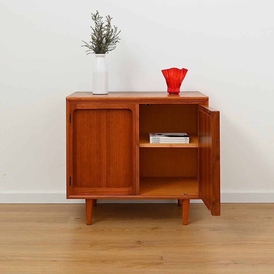 Mid Century Teak Sideboard LP Record Cabinet by Chiswell