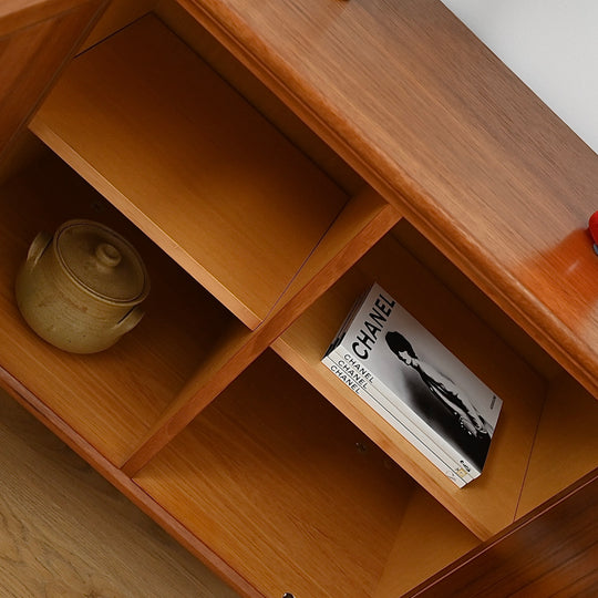 Mid Century Teak Sideboard LP Record Cabinet by Chiswell