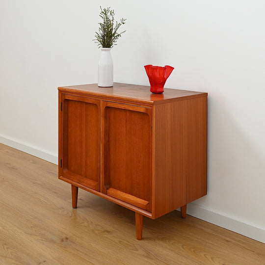 Mid Century Teak Sideboard LP Record Cabinet by Chiswell