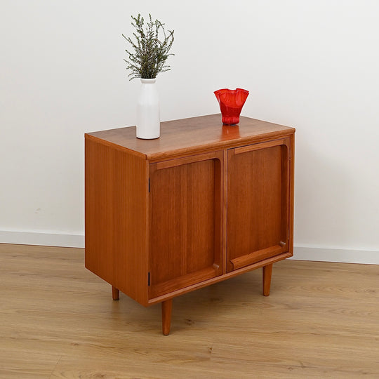 Mid Century Teak Sideboard LP Record Cabinet by Chiswell