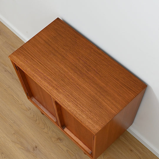 Mid Century Teak Sideboard LP Record Cabinet by Chiswell